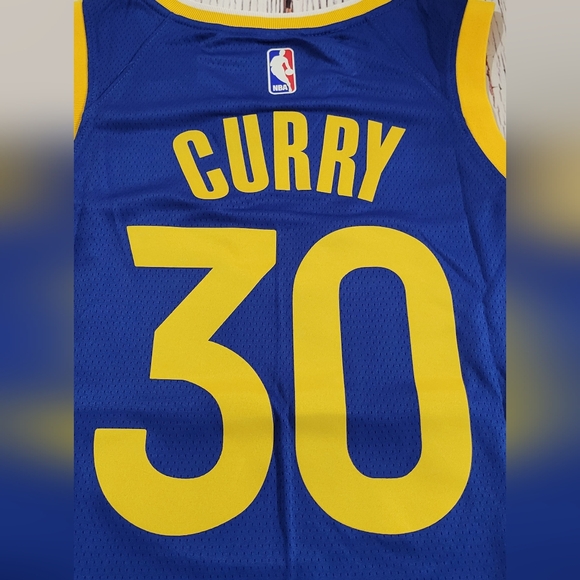 Golden State Warriors Stephen Curry Royal Swingman Jersey - Picture 4 of 5